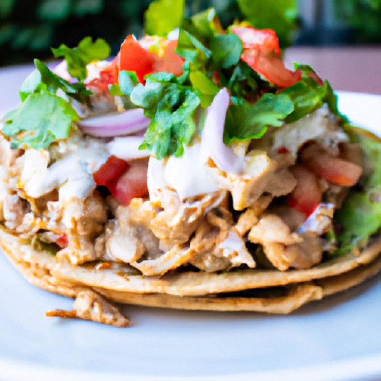 Savory Chicken Tostadas: A Delicious Twist on Classic Mexican Flavors