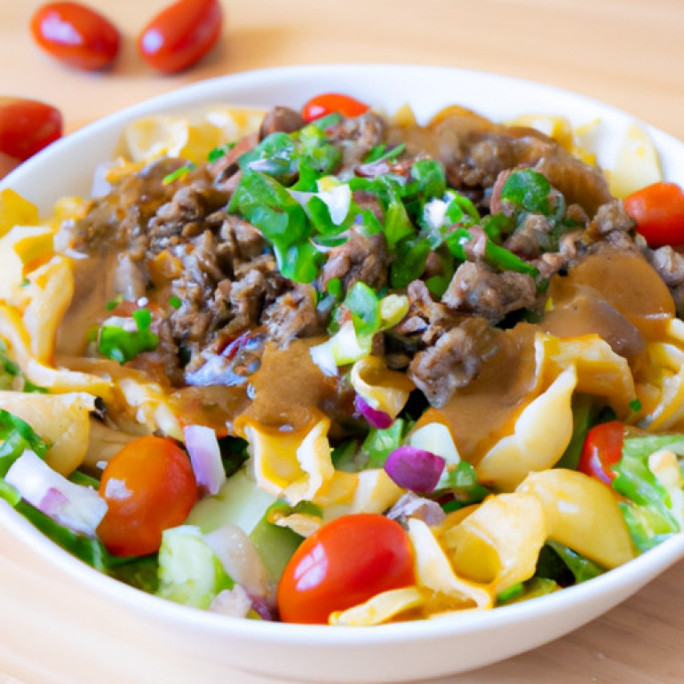 Savory Taco Pasta Salad: A French Twist
