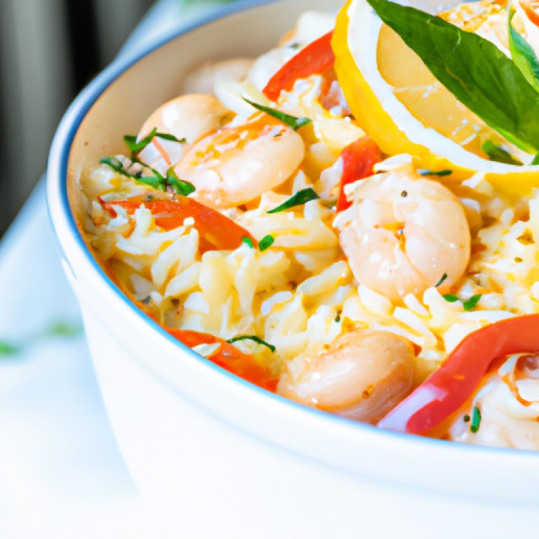 Delicious Instant Pot Shrimp Scampi Orzo Recipe