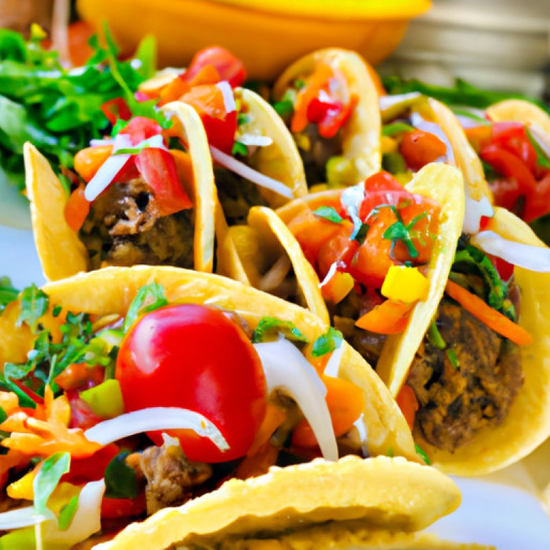 Delicious Veggie-Stuffed Pasta Tacos: A Flavorful Fusion!