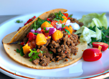 Savory Ground Beef Taco Flatbread: A Delicious Twist!