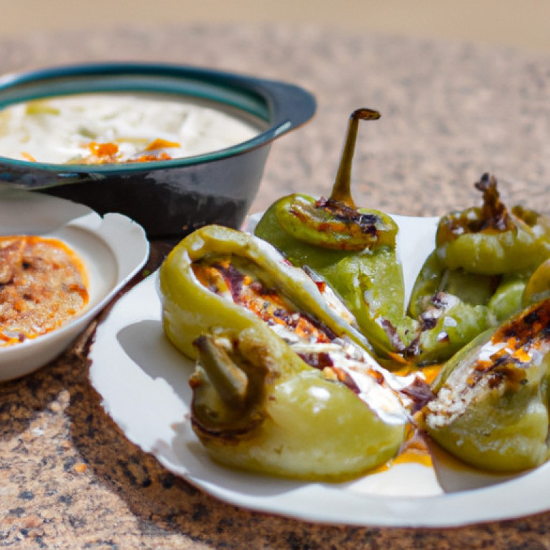 Savory Fusion Stuffed Green Peppers - A Flavorful Twist!
