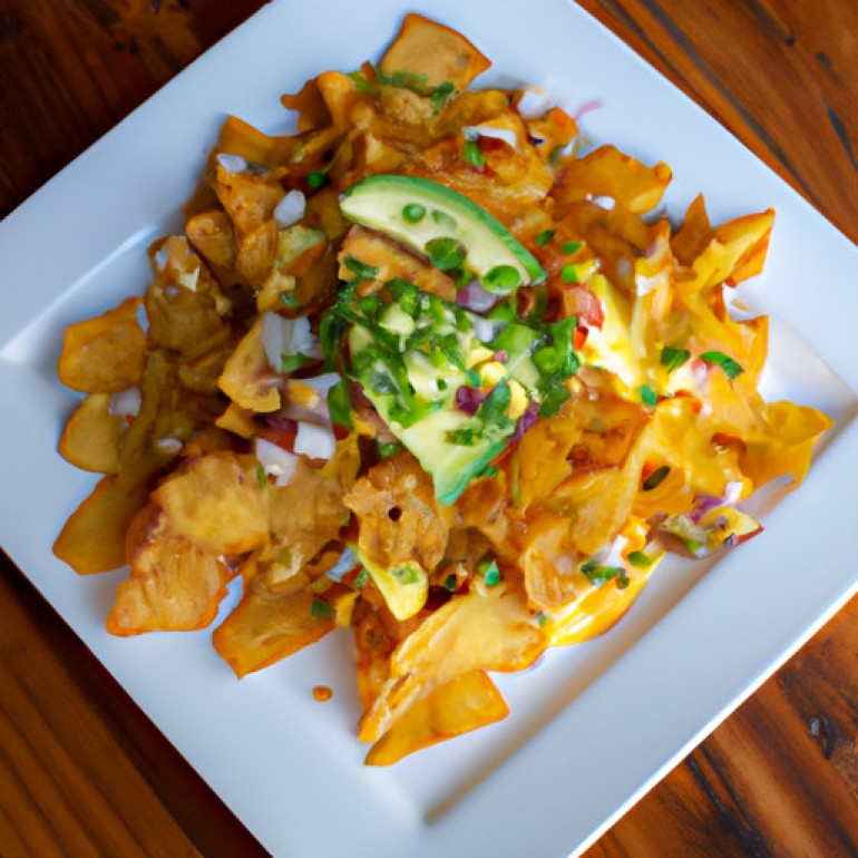Hearty Mexican Potato Nachos: A Flavorful Twist!