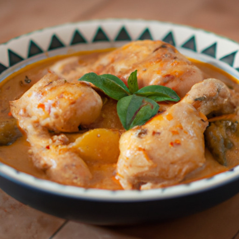 Savory Latin-Inspired Creamy Chicken Stew with a Kick