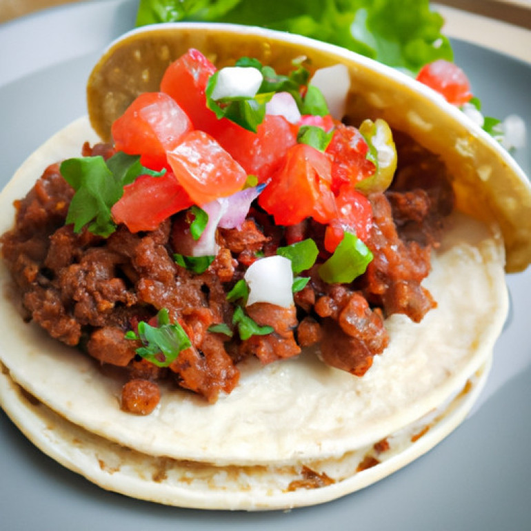 Savory Taco-Infused Bean Burgers: A Flavorful Twist!