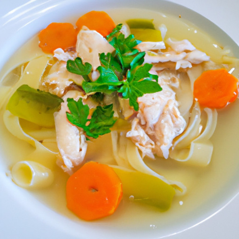 Hearty Chicken Noodle Soup: A Flavorful Classic!