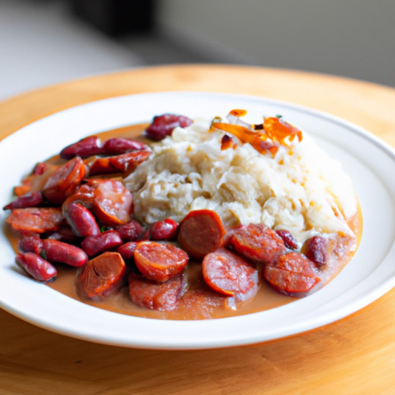 Ultimate Red Beans and Rice with Savory Sausage in the Instant Pot