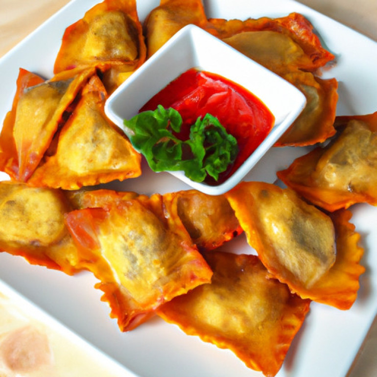 Satisfying Air-Fried Ravioli: A Crunchy Delight