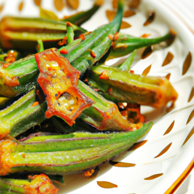 Crunchy Okra Delight: A Flavorful Indian Twist
