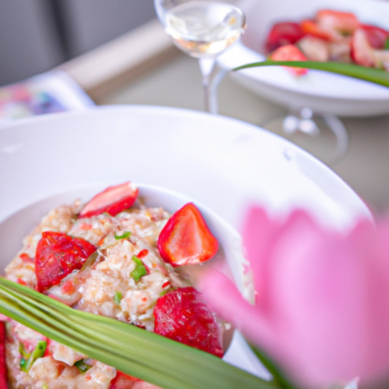 Light and Luscious Prosecco Strawberry Risotto Recipe