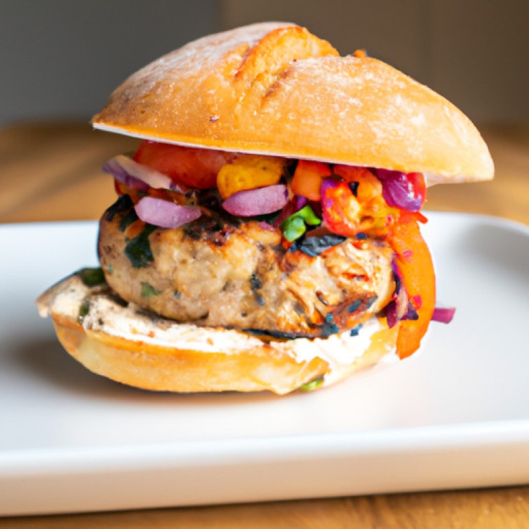 Savory Turkey Chorizo Burger: A Delectable Twist on Classic Grilling