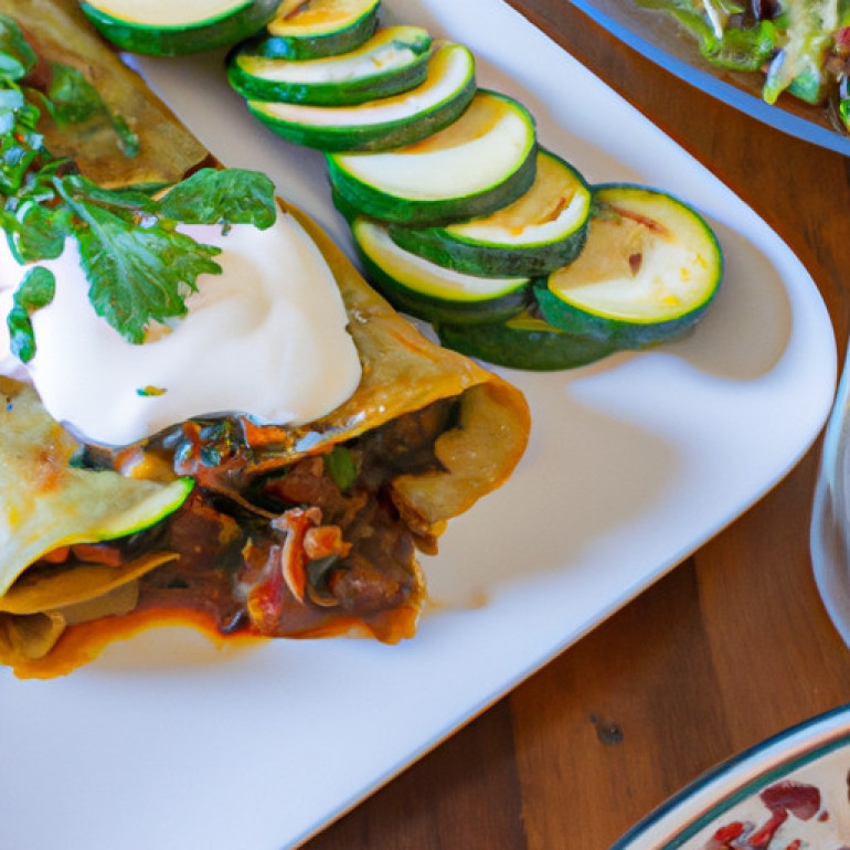 Delicious Zucchini Enchiladas - A Low-Carb Twist!