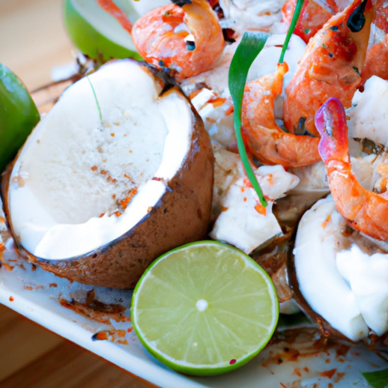 Zesty Coconut Lime Shrimp with a Spicy Kick