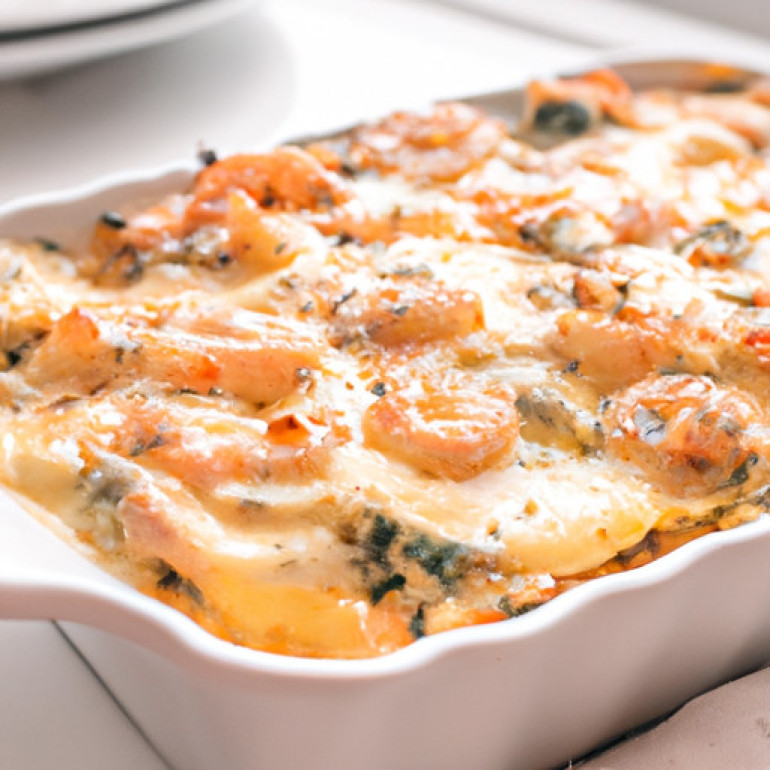 Delicious Shrimp and Cheese Brunch Bake: A Savory Make-Ahead Delight