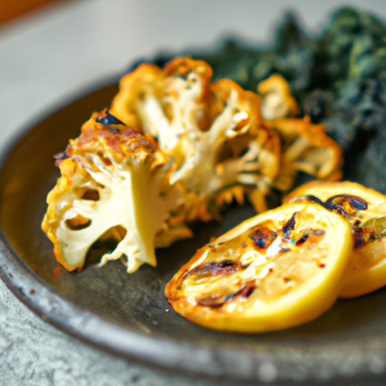 Ultimate Roasted Cauliflower and Citrus-infused Kale Chips Recipe
