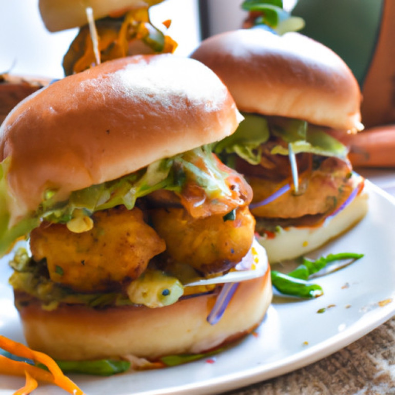 Sizzling Tandoori Spiced Chicken Burgers - A Flavorful Twist