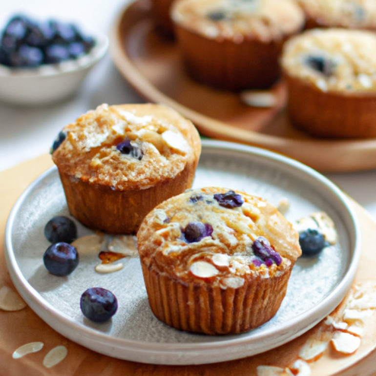 Delicious Blueberry Muffins with Almond Flour - Gluten-Free Recipe