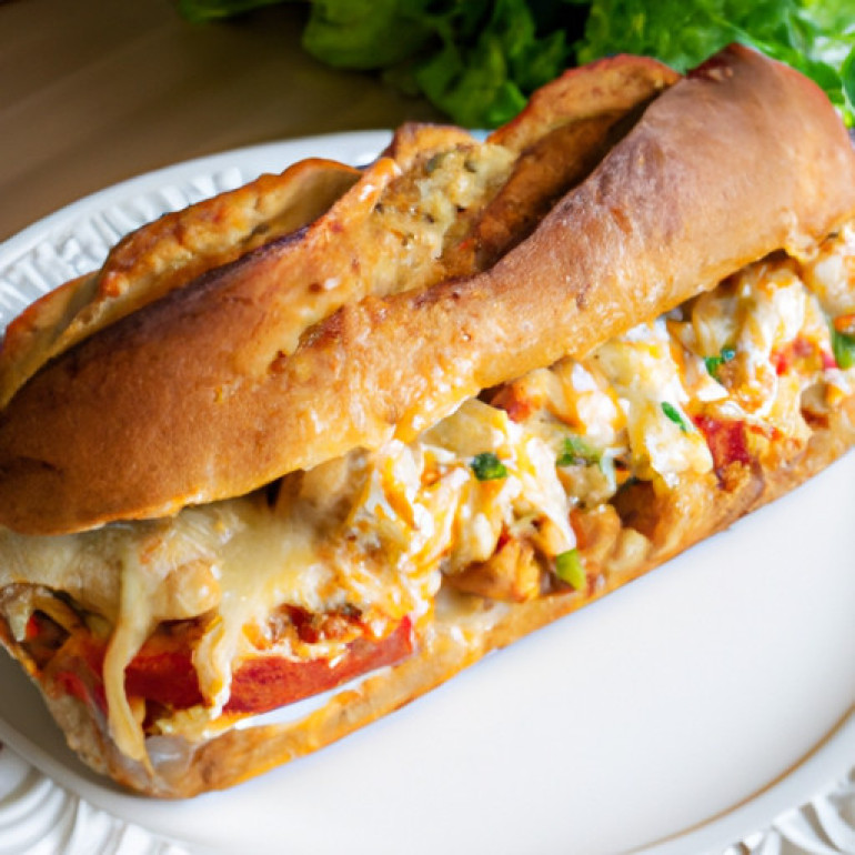 Ultimate Cheesy Stuffed Chicken Sub Recipe