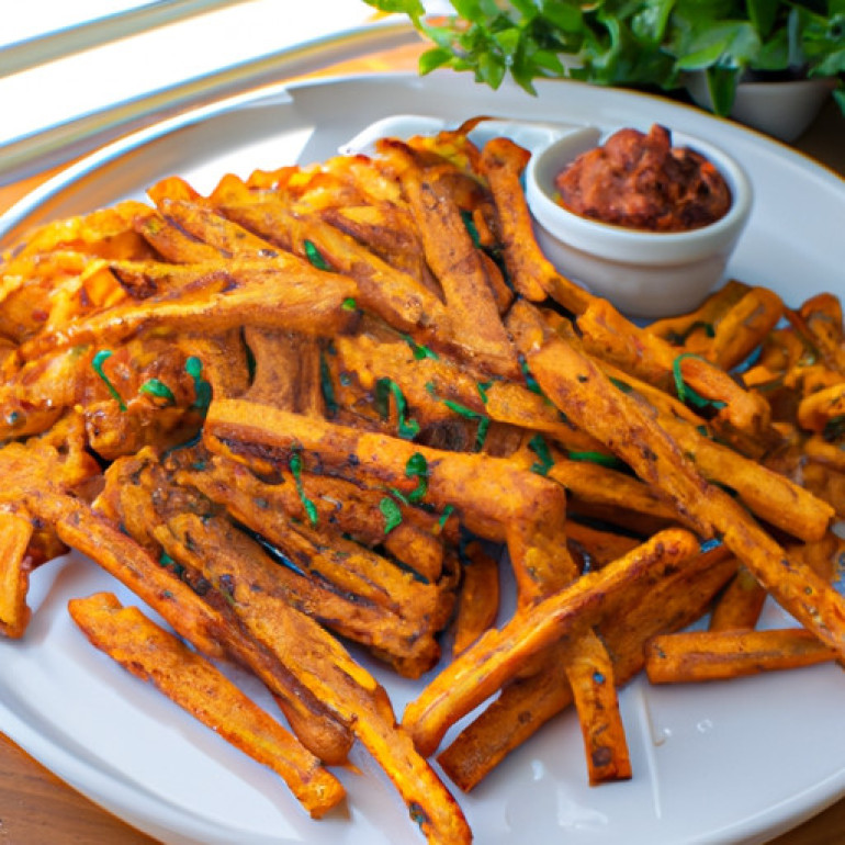 Sizzling Cajun Polenta Fries: A Zesty Air-Fryer Delight!