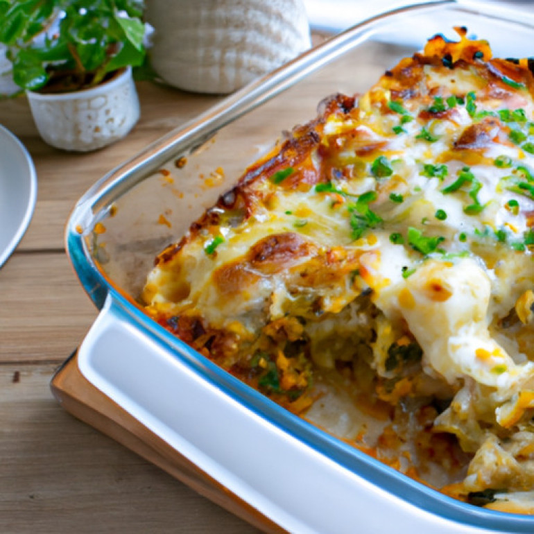 Savory Cauliflower Chicken Casserole: A Delicious Low-Carb Dish