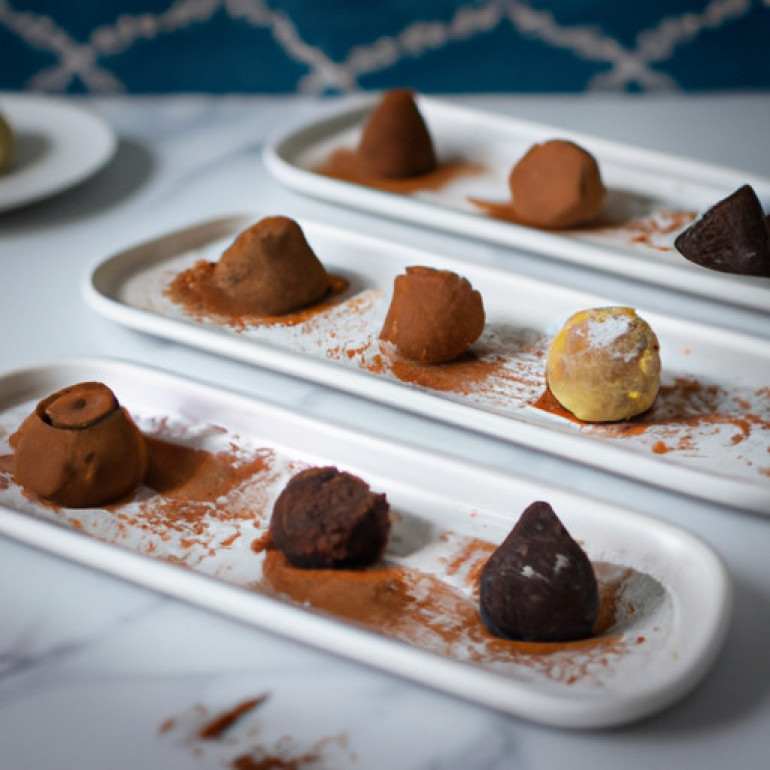 Delightful Variety of Chocolate Truffles