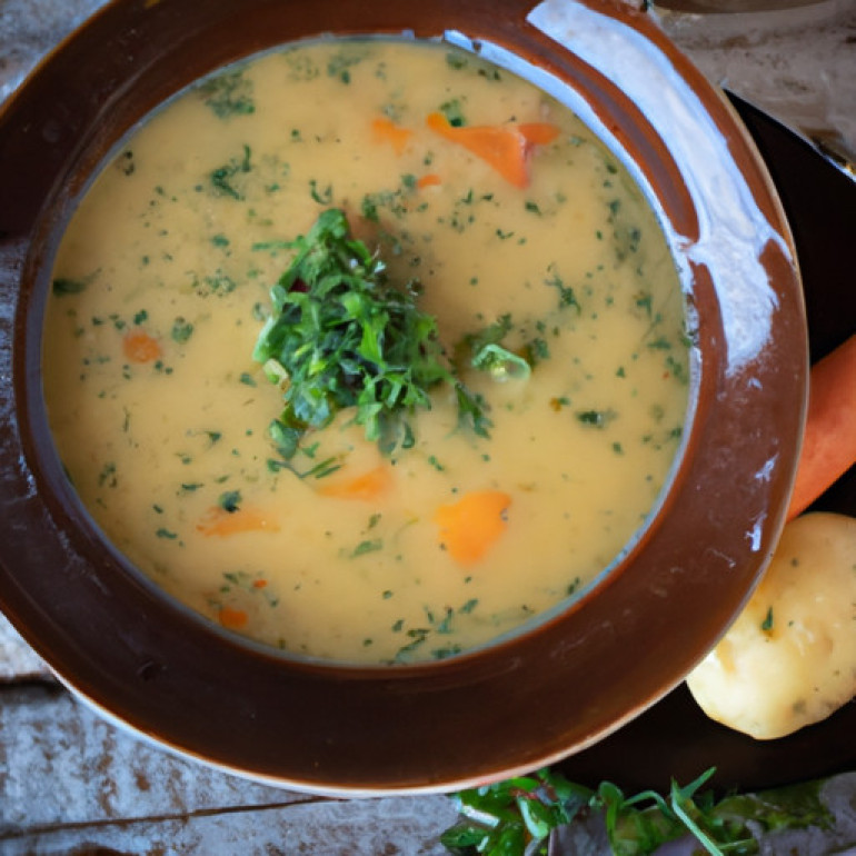 Savory Amish-Inspired Potato Soup Recipe