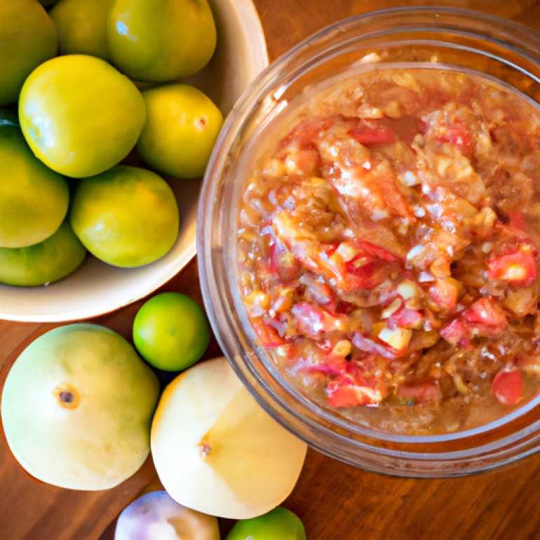 Savor the Zesty Bliss of Fresh Tomatillo Salsa - No-Cook & Batch-friendly