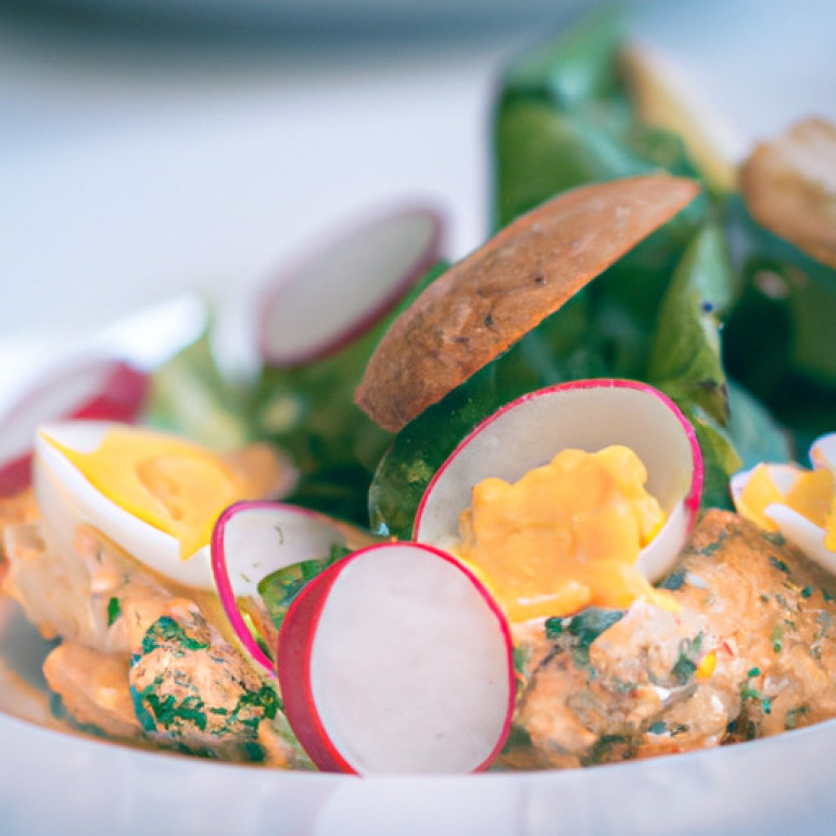 Deliciously Savory Egg Salad with a Zesty Twist
