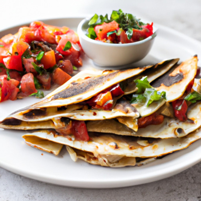 Ultimate Cherry Wood-Smoked Chicken Quesadillas with Fresh Pico de Gallo