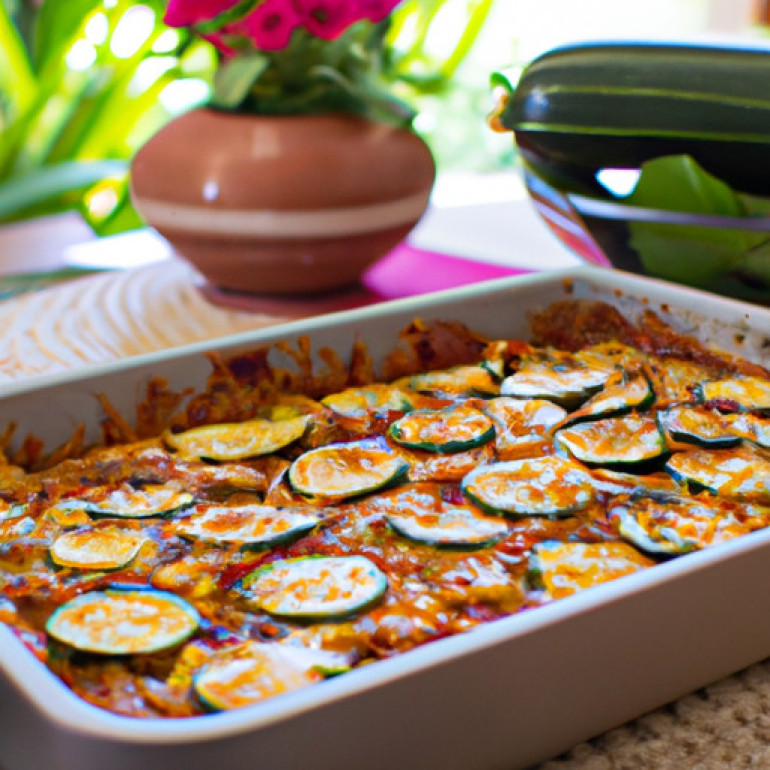Satisfying Zucchini Pizza Bake: Low-Carb and Delicious