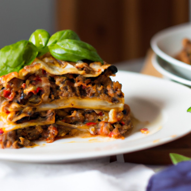 Savory Meat and Eggplant Lasagna: A Flavorful Twist