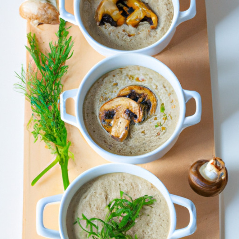 Savory Mushroom Medley Soup: A Creamy Blend of Mushrooms