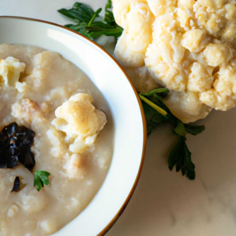 Savor the Best Cauliflower and Black-Eyed Pea Soup Recipe