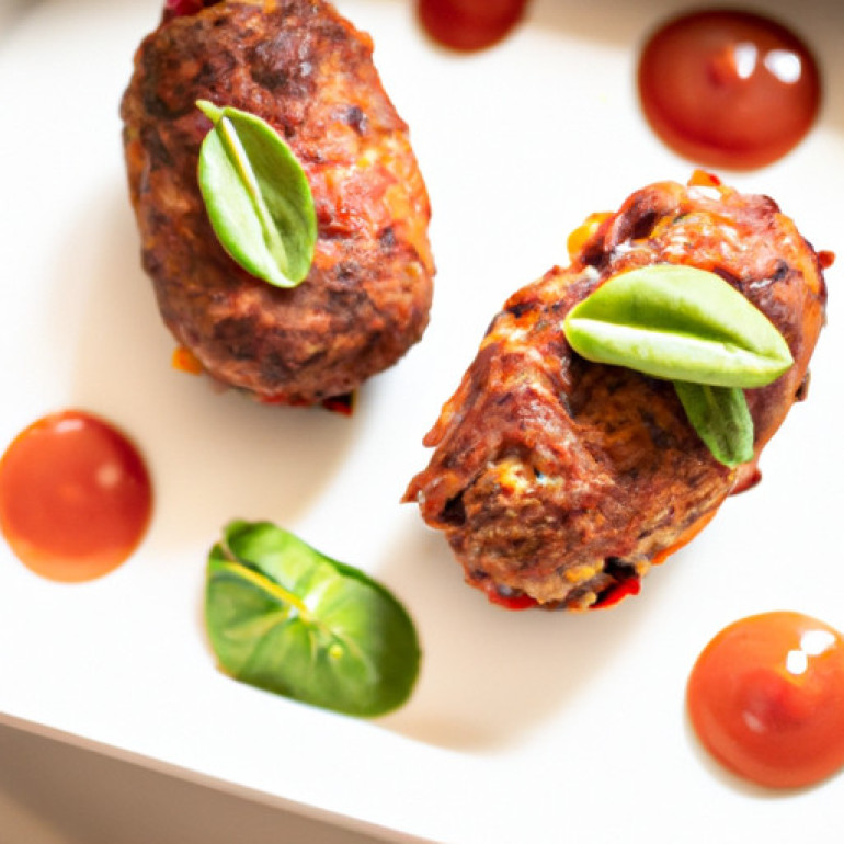 Irresistible Air Fryer Italian Mini Meatloaves - Perfect for Two!