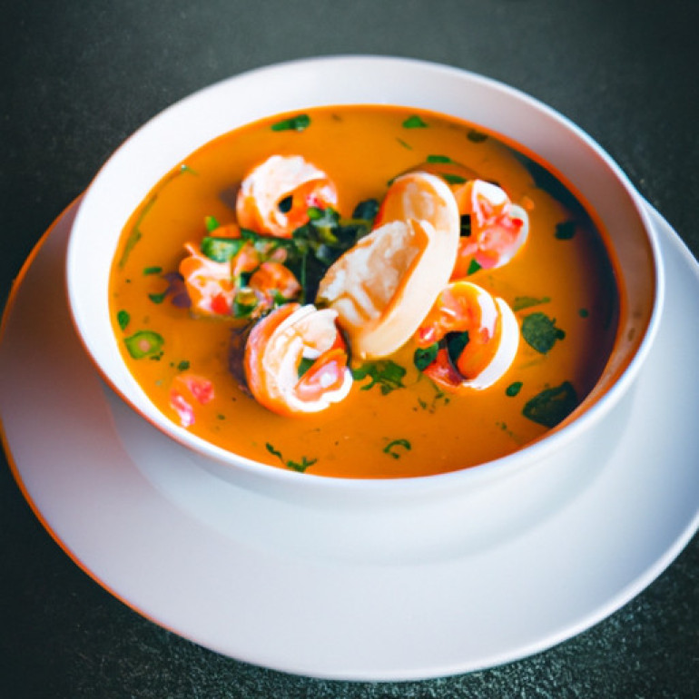 Savory Cajun Spiced Shrimp Soup Recipe