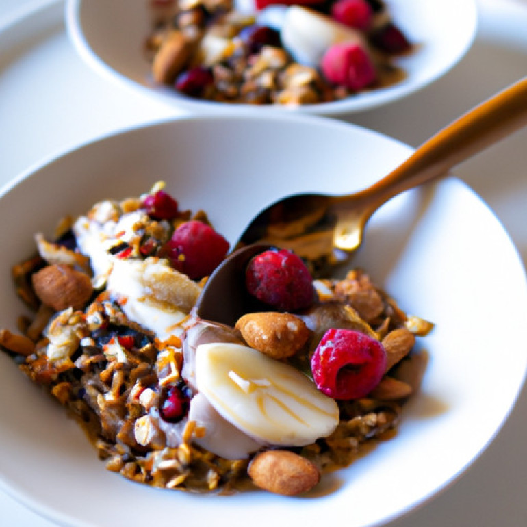 Delicious Mediterranean Yogurt Bowls with Crunchy Granola