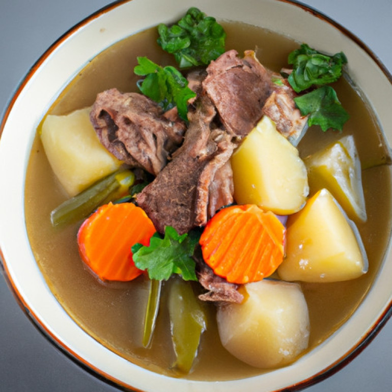 Savory Whole30 Beef & Veggie Soup Recipe