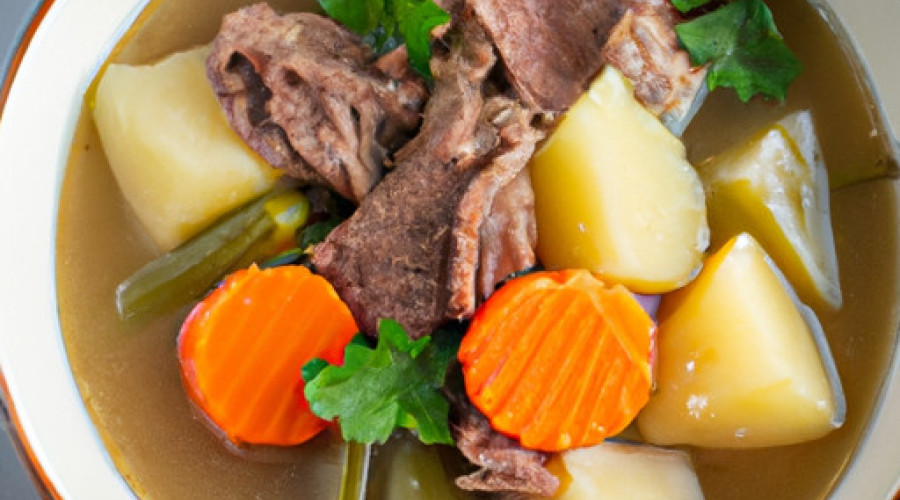 Savory Whole30 Beef & Veggie Soup Recipe