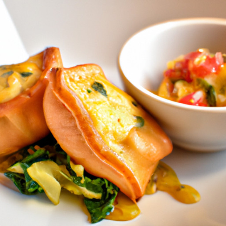 Savory Baked Salmon Wontons: A Flavorful Twist!