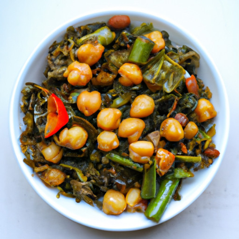 Savor a Flavorful Blend: Kale and Chickpea Delight