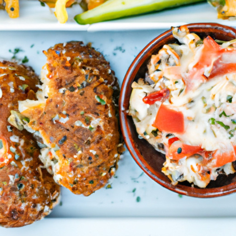 Savory Crab Cakes with Crunchy Pretzel Coating