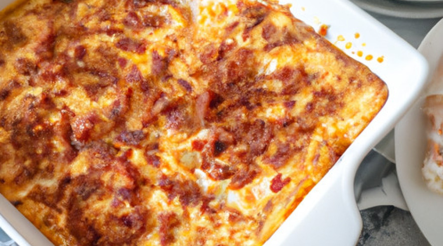 Savor the Flavors: Ultimate Cheesy Bacon Morning Bake
