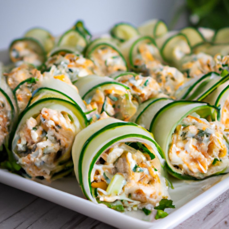 Delicious & Easy Cucumber Chicken Rolls Recipe