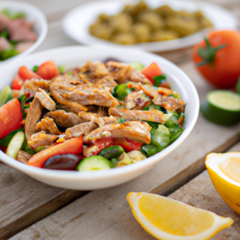 Savor the Fresh Flavor of Aegean Chicken Salad: A Mediterranean Delight