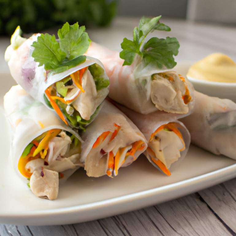 Savory Chicken Caesar Spring Rolls: A Delicious Twist for Spring