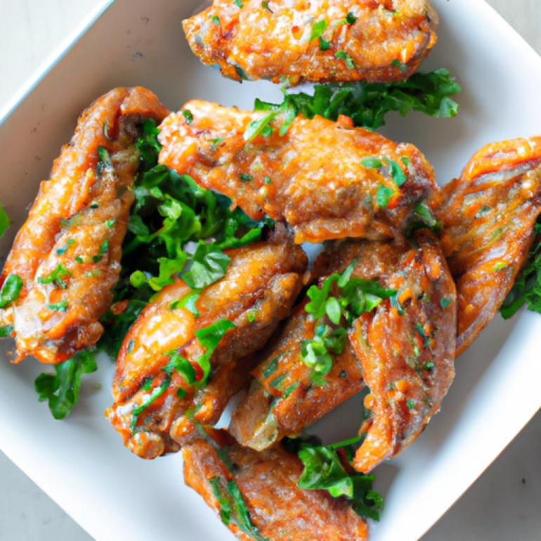 Savory Parmesan Garlic Chicken Wings - Keto Delight!