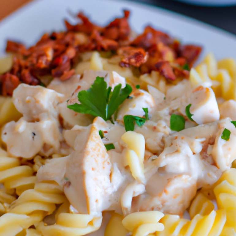 Savory Bacon Ranch Chicken Pasta Bake: A Flavorful Delight