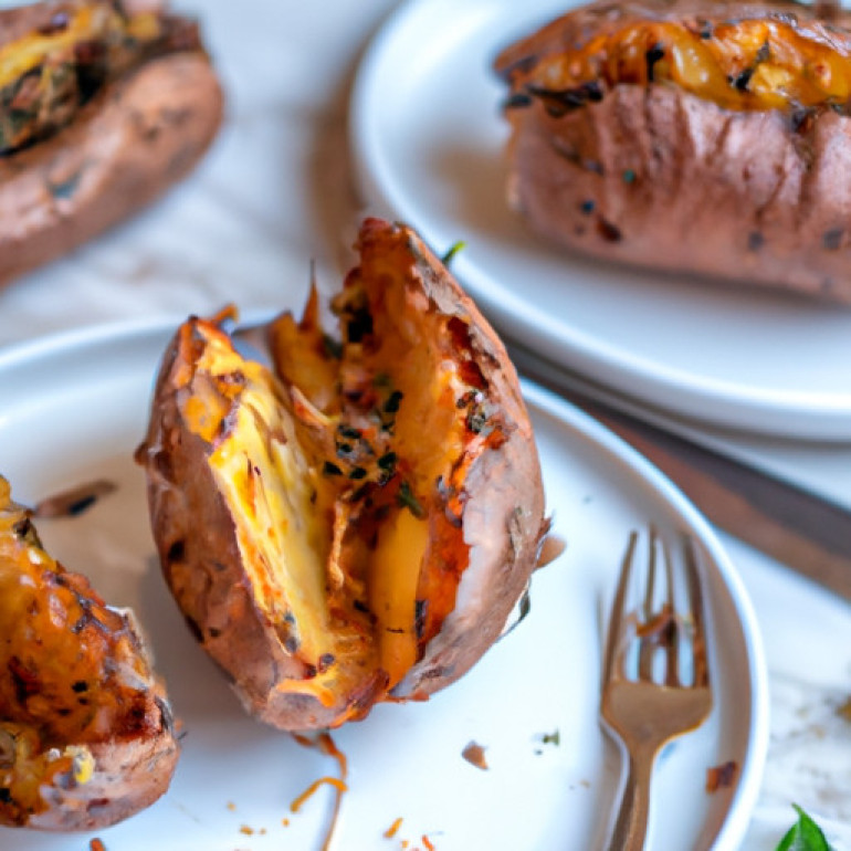 Ultimate Vegan Stuffed Sweet Potatoes Recipe