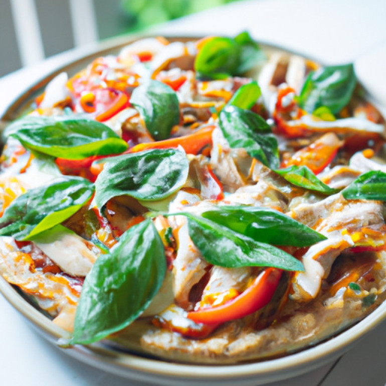 Ultimate BLAT Pizza: Flavorful Basil Twist