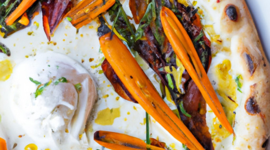 Savory Honey-Infused Carrot & Goat Cheese Pizza Recipe